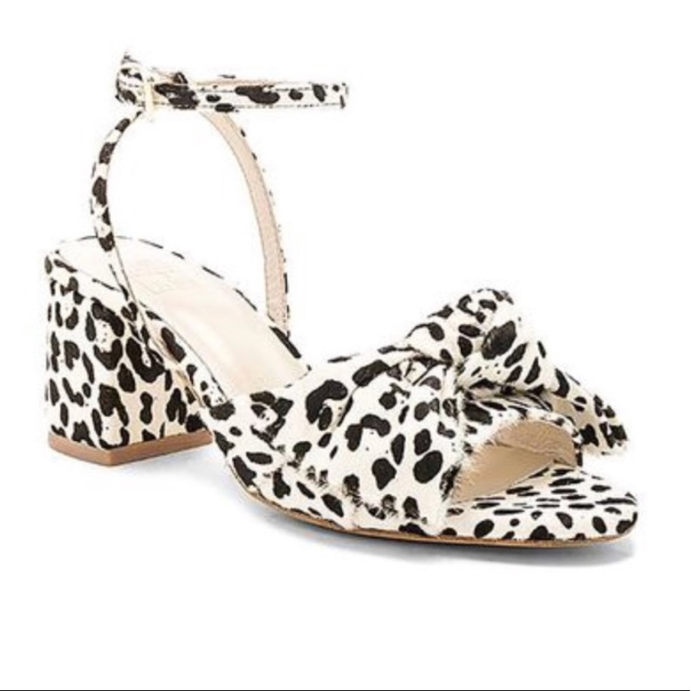Raye x Stone Cold Fox Snow Leopard Block Heels